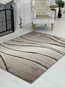 Nora 6032 bézs modern szőnyeg 160x230 cm