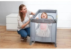 Lionelo - Utazó kiságy STEFI szürke