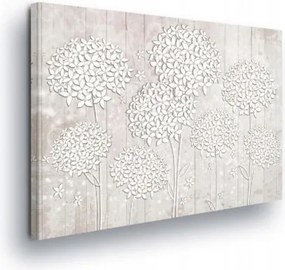 Vászonkép 100x75 Finomság könnyedség virágok textúra modern minimalizmus
