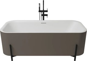 Aura szabadonálló kád_75x170_Moka/Blanco Mate