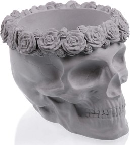 Koponya Virágok Festetlen Virágcserép 9 cm Virágcserép