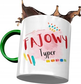 Zöld Bögre Typer Cool Typer Ajándék Nyomtatott Fotóval