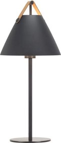Nordlux modern asztali lámpa strap fekete nor46205003
