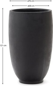 Cement virágcserép ø 75 cm Aiguablava – Kave Home