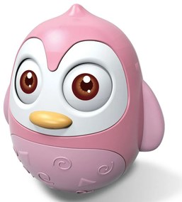 Baby Mix pingvin keljfeljancsi játék rózsaszín, 14 cm