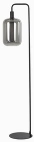 Fekete állólámpa (magasság 155 cm) Lekar – Light &amp; Living