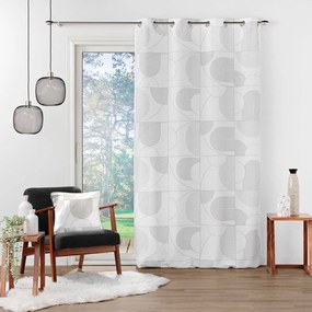 Fehér függöny 140x280 cm Esquisse – douceur d'intérieur