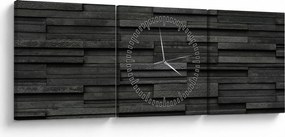 Kép - Kő textúra (órával) (90x30 cm)