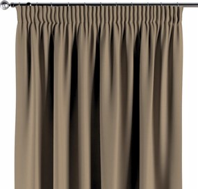 Függöny ráncoló szalaggal 1 db 130x260cm barna