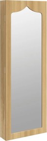 vidaXL falra szerelhető tükrös ékszerszekrény 37,5x10x106 cm