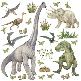 Dino öntapadó dekoráció, 30 x 30 cm