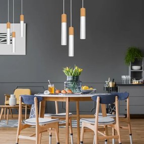 Csillár zsinóron CASSA 3xGU10/8W/230V fehér