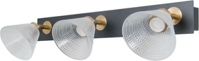 Italux Orella WL-34393-3-BK-HBR Fali lámpa 3x12W/LED 3000K 750lm IP20