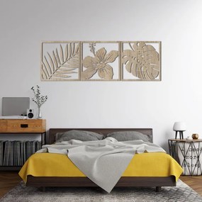 A kép pálmalevél, hibiszkusz virág, monstera levél - NOTURAL