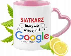 Röplabda Bögre Rózsaszín Szív Alakú Füllel Kávé Ajándék