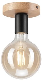 Felületre szerelhető csillár VITO OAK 1xE27/60W/230V tölgy