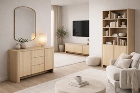 Sorrenti komód 168 cm fiókokkal – vicenza tölgy