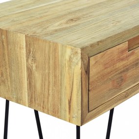 tömör tíkfa tálalóasztal 120 x 35 x 76 cm