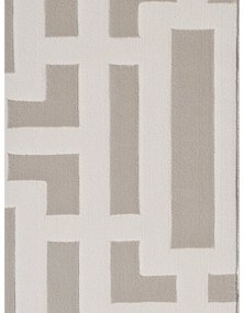 Szürke-krémszínű futószőnyeg 80x240 cm Perles Onyx – Elle Decoration