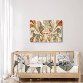 Kép - Örvények földszínekkel (90x60 cm)
