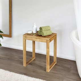 Wenko Fondi akácfa fürdőszobai szék, 46 x 30 x 40cm