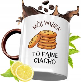 Bordó Bögre Bácsinak Születésnapi Ajándék fényképes nyomtatással