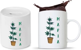 Dohányosoknak 420 Persely Szett fényképes nyomott mintás bögre