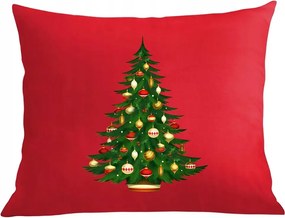 Párna párnahuzat karácsonyfa minta