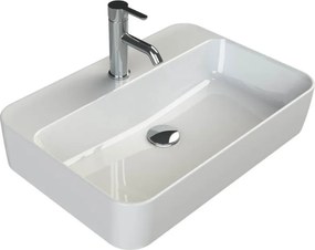 CeraStyle HERA - PULTRA ültethető - Top Counter - porcelán mosdó - 60 x 42 cm