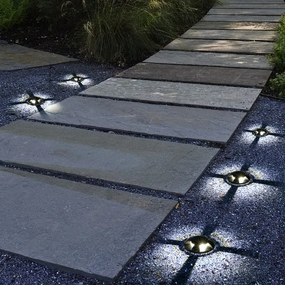 Brilagi - LED kültéri, gépjárműterhelésre alkalmas földbe süllyeszthető világítótest GROUNDRAY LED/1W/230V fekete IP67