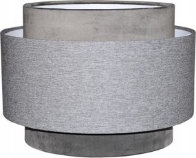 Lámpaernyő Álló Mennyezeti Lámpához Csillár 35/25 cm E27 Szürke Avola