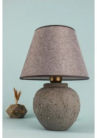 Asztali lámpa RAMZES 1xE27/40W/230V barna