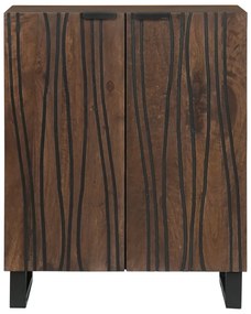 Konyhaszekrény 60 x 33,5 x 75 cm Tömör Mangófából