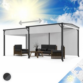 Pantheon Solid Sky Expand, pavilon, oldalfalak, 3 × 3 - 5,6 m, alumínium