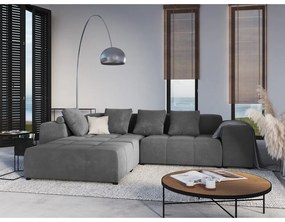 Szürke bársony párna moduláris kanapéhoz Rome Velvet - Cosmopolitan Design