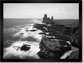 Poszterek keretben 40x30 Izland tenger táj