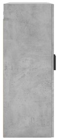 2 db betonszürke faliszekrény 69, x 34 x 90 cm