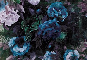 3D fotótapéta virágok retro stílusú növények 416 x