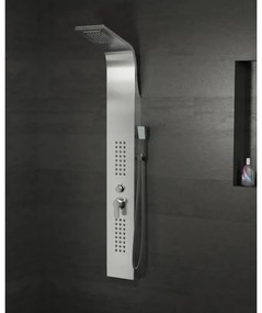 Alegre Silver zuhanypanel, rozsdamentes acél
