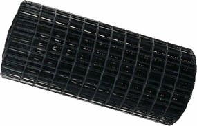vidaXL Európai Kerítés Szürke 0,4 x 10 m PVC-bevonatú vas