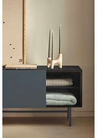 Fekete-antracitszürke TV-állvány 180x56 cm Nube – Teulat