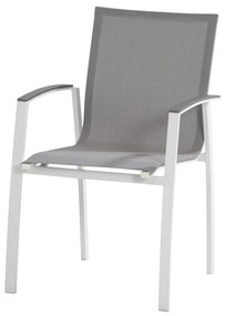 Heritage teak Torino étkezőgarnitúra fehér 1+6