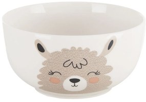 Orion Porcelános bögre tállal Lama, 0,35 l