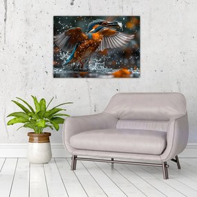 Üveg kép - Január (70x50 cm)