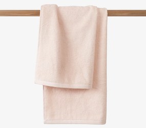 Goldea bordűr nélküli frottír törölköző és fürdőlepedő soft – világos rózsaszín 50 x 100 cm