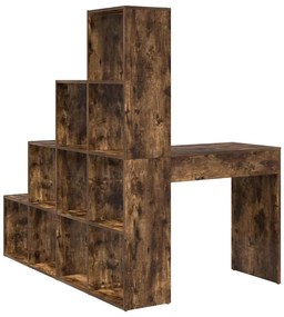Sarokíróasztal Füstölt tölgy 101,5 x 149,5 x 149,5 cm Faanyag