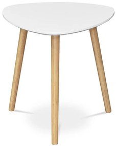 Fehér Dohányzóasztal 40x40x40 cm. Méretben. Asztallap MDF. AF-1132