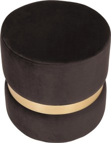Ring puff - arany gyűrű - H48 - barna bársony R