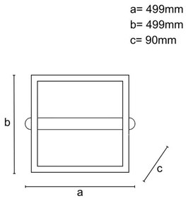 LED dimmelhető mennyezeti lámpa LED/60W/230V 3000-6500K + távirányító
