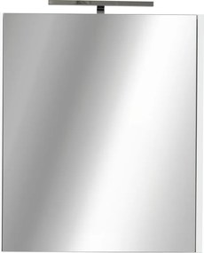 Piramida AKVA 60 H Tükrös fürdőszobai szekrény -1 ajtós kivitel - LED világítással - 60 x 69 x 13 cm